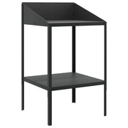 Portavasi mobiletto per fiori 56,5 x 54,5 x 100 cm acciaio zincato antracite 02_0045163