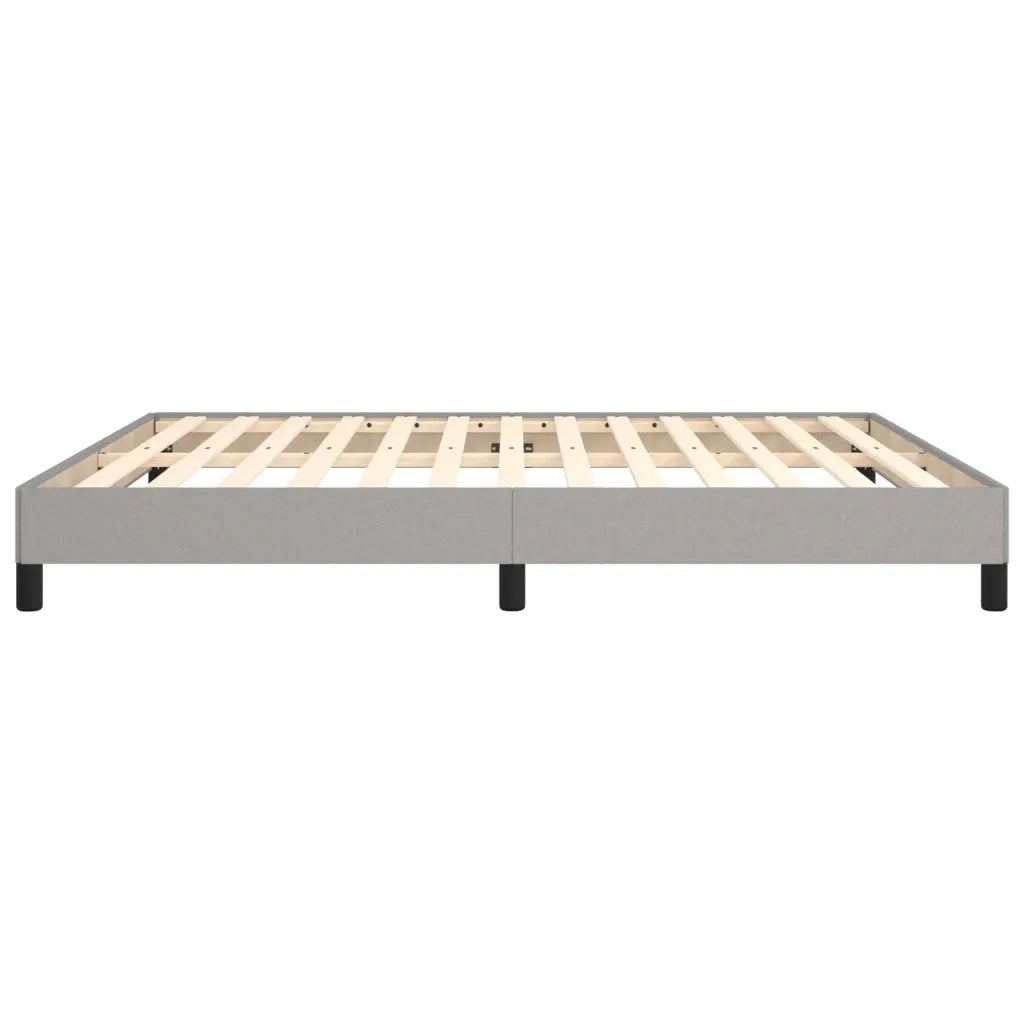 Giroletto senza Materasso-Struttura Letto Grigio Chiaro 160x200 cm Tessuto 334693