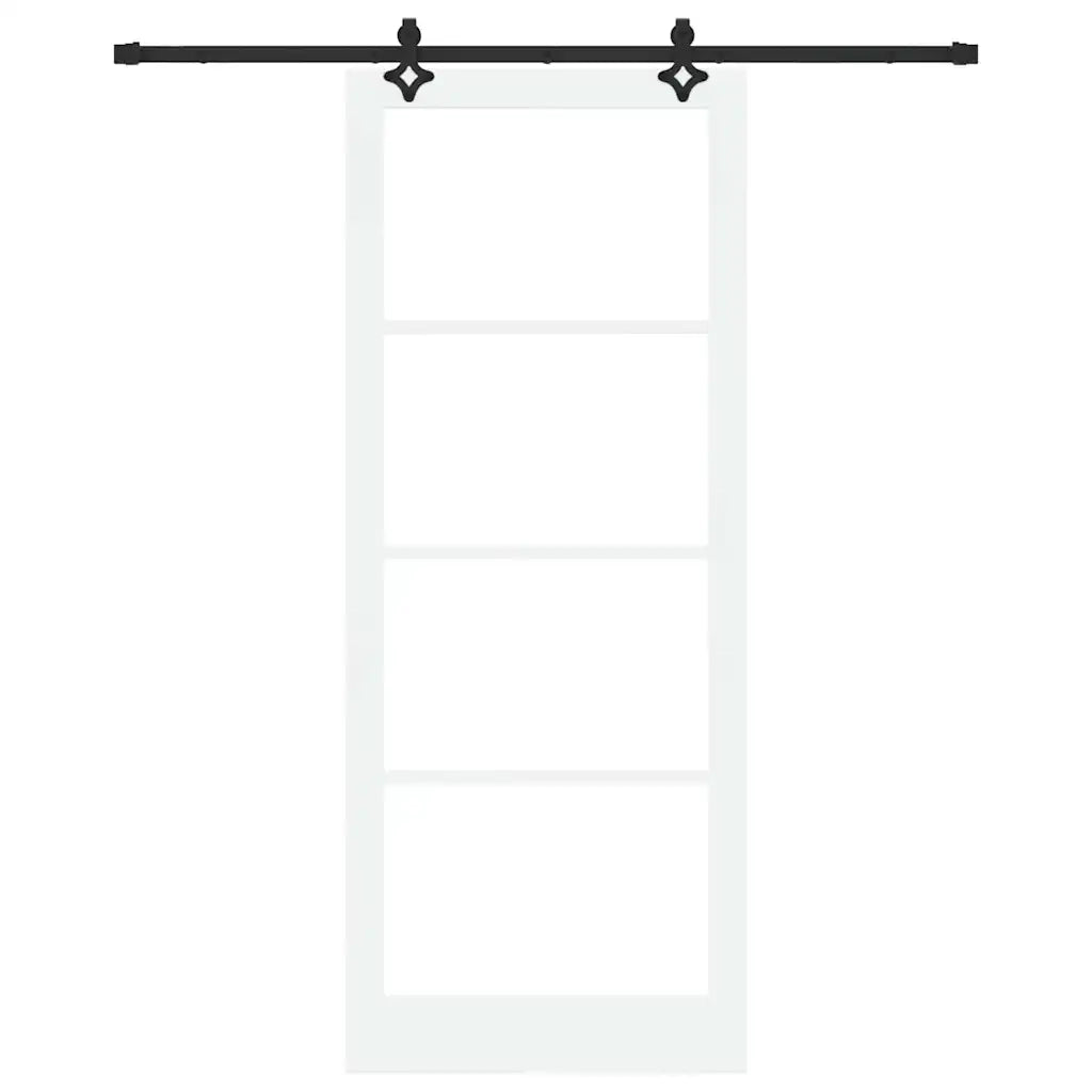 Porta Scorrevole ORKDAL Bianco 93 x 232 cm Legno e metallo 3332208