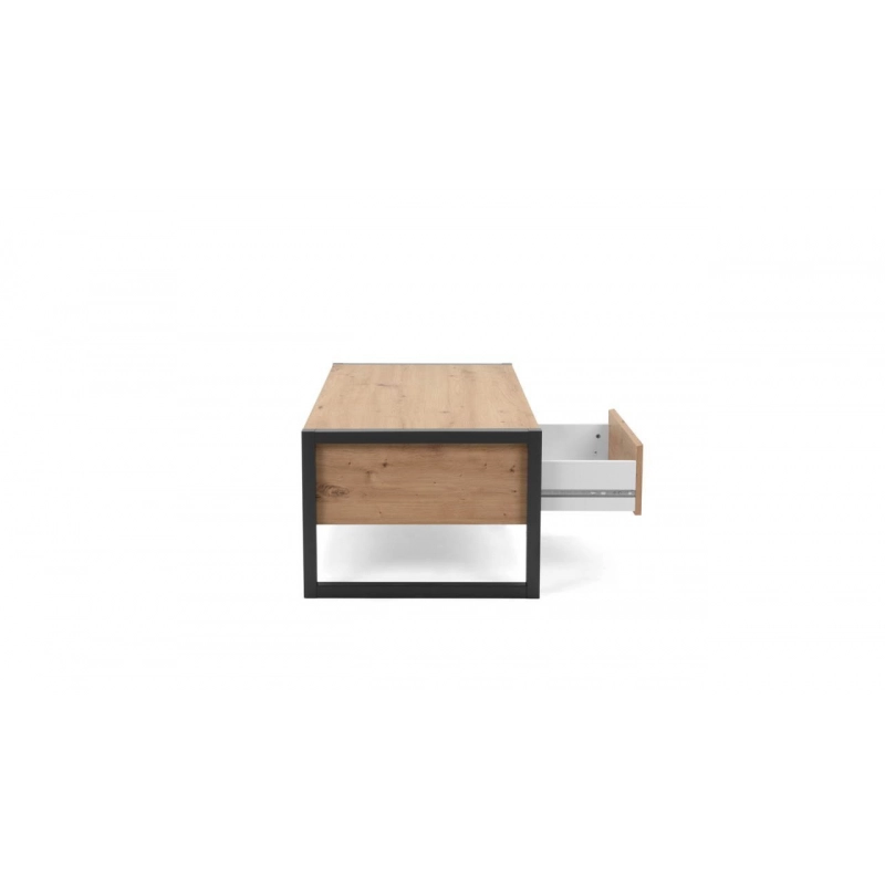 Tavolino da salotto Denver 55 L100xP55XH40 quercia antracite