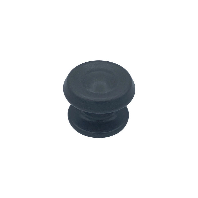Pomolo fisso per porta SAGUATTI 876/80YAB in alluminio grigio opaco