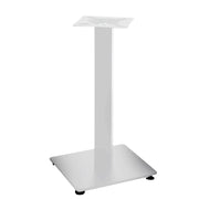 Base tavolo acciaio Jamie bianco quadro cm 40x40h72