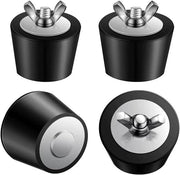 Set di Tappi di Gomma per Piscine - Estensione di 4 Tappi - Tappi per Inverno 25mm 32mm 38mm 51mm - Accessori per Piscine in Inverno - Fissaggio di Scarico di Rete Flessibile