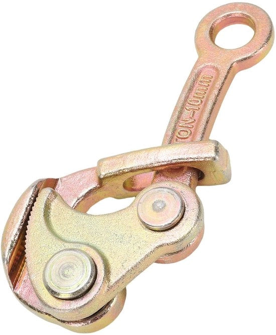 Manicotto per cavi da 0,5 ton - Tiratore a filo di acciaio - Fermo di sicurezza anti-schiacciante - Acciaio carbonio - Adatto per cavi da 1-10 mm - Resistente e shock-resistente - Manicotto per cavi