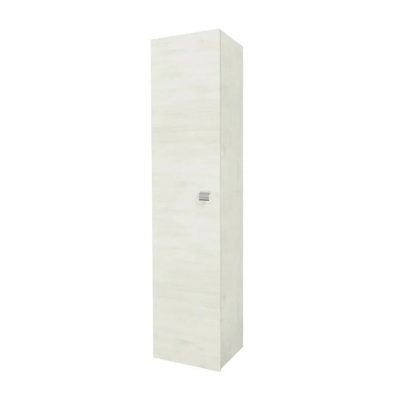 Colonna bagno sospesa 136h cm rovere ghiaccio anta reversibile