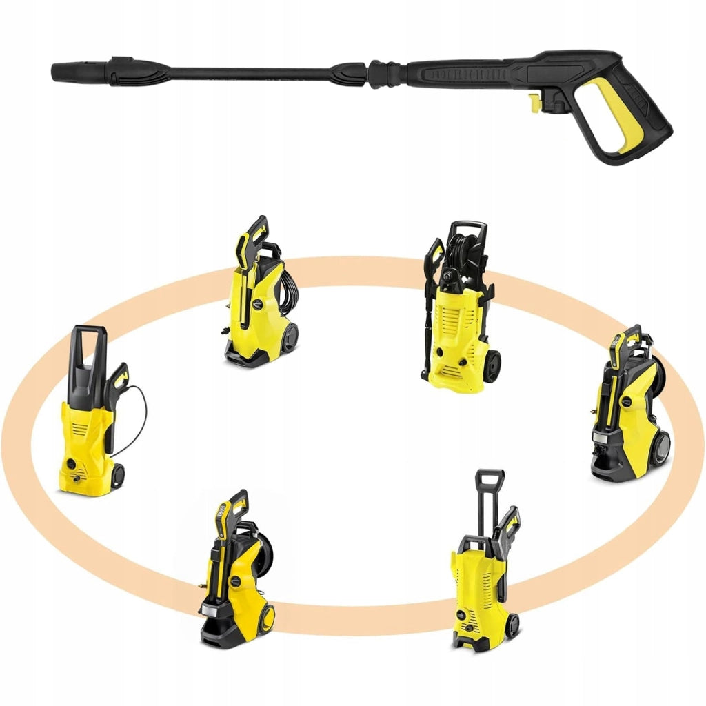 Set di Accessori per Idropulitrice compatibile con Kärcher K2-K7 – Pistola con Lancia e Ugello Vario, 150 Bar, 10 l/min