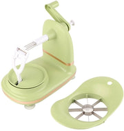 Manicotto per Fruita e Verdura - Macchina per Pelare e Tagliare Frutta - Acciaio Inossidabile - Fruita e Verdura - Cucina - Verde Scuro.
