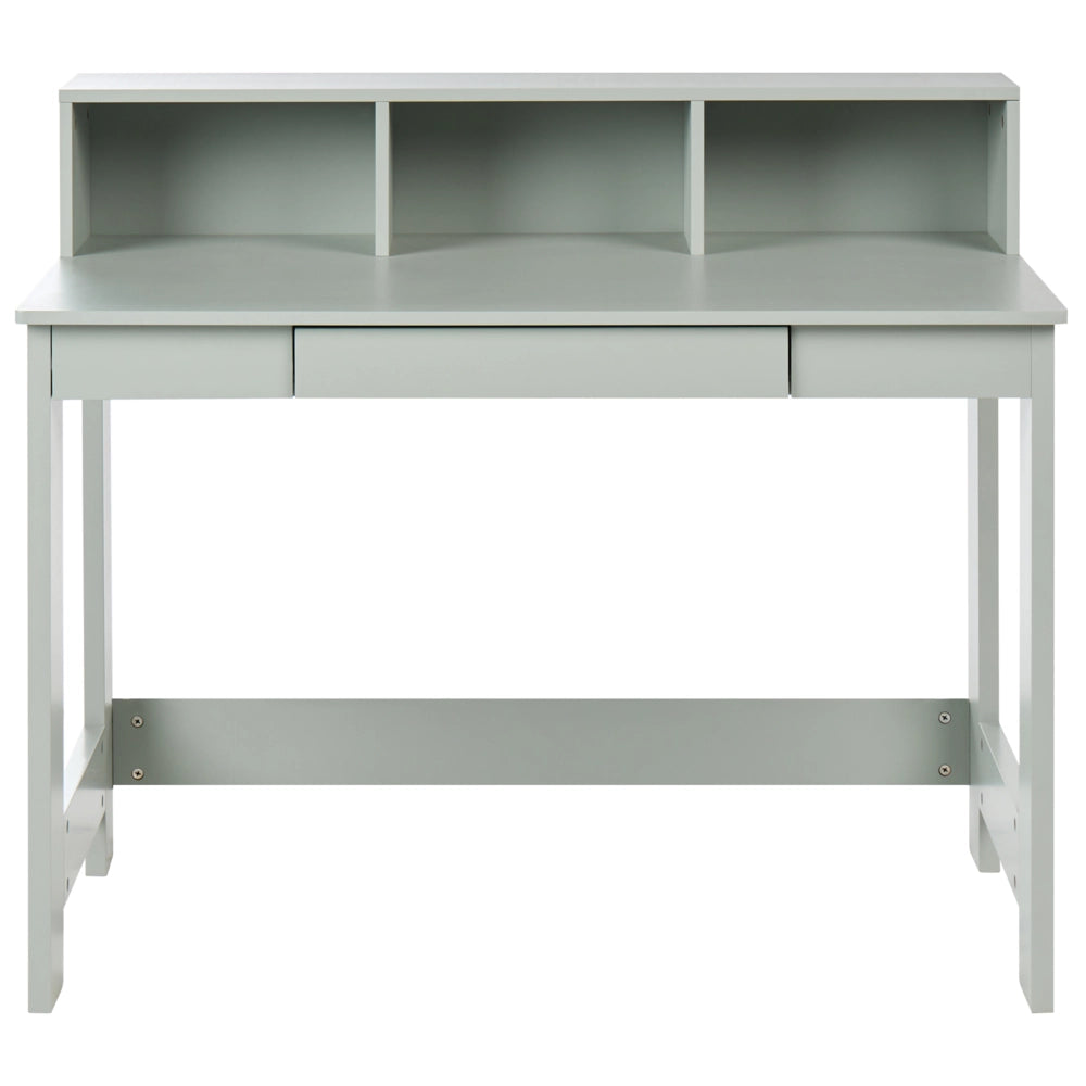 Lampada da scrivania verde chiaro in truciolato 111 x 60 cm con cassetto design minimalista