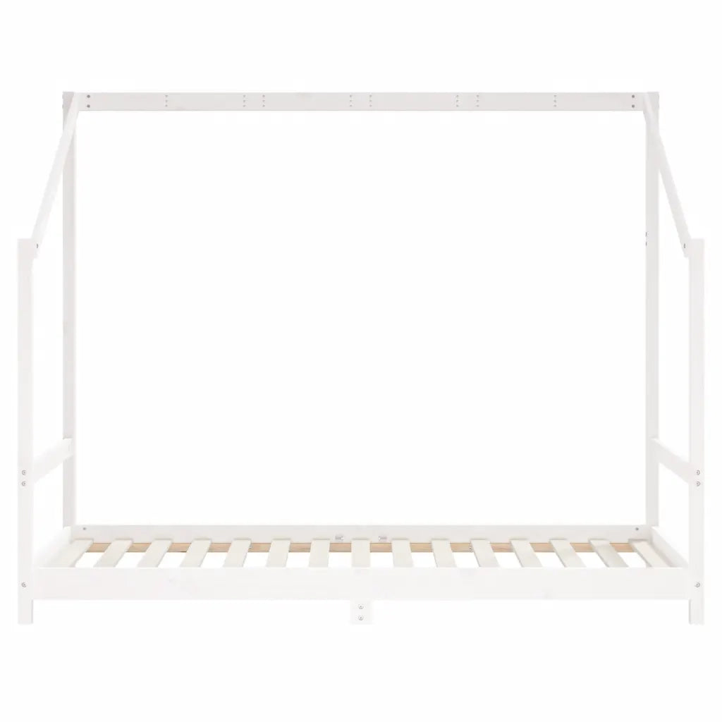 Giroletto per Bambini Bianco 2x(90x190)cm Legno Massello Pino 3200599