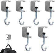 Supporto per Borsa da Ufficio - 6 pezzi - Maniglia per Borsa da Ufficio Regolabile - Gravità di Chiusura per Supporto per Borse da Ufficio - Raccogliere Cappelli e Telefoni Cellulari