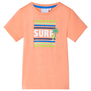 Maglietta per Bambini Arancione Neon 128cod mxl 133426