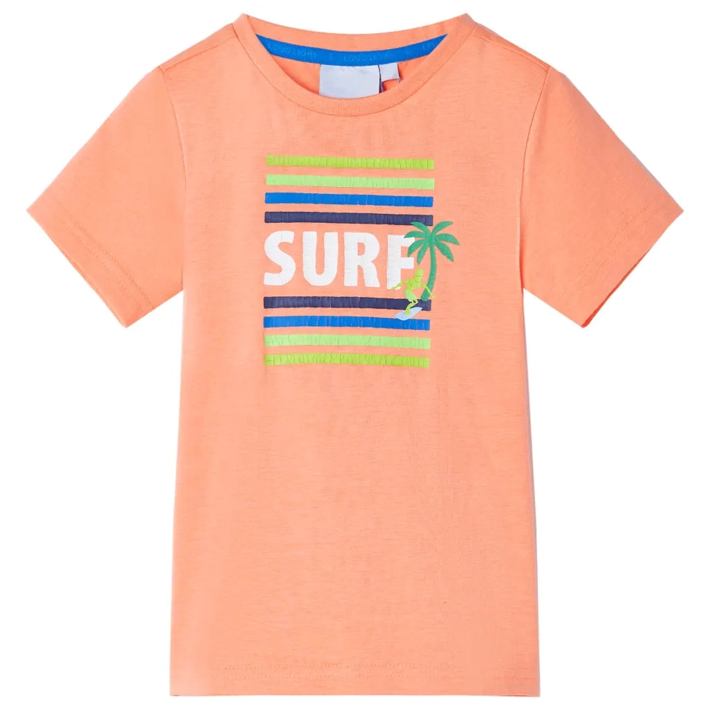 Maglietta per Bambini Arancione Neon 128cod mxl 133426