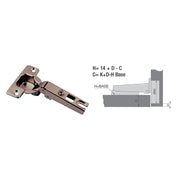 CERNIERA PER MOBILI SERIE 'SMART SLIDE-ON' C30-276 collo basso 0- 25 pezzi  - BricoGo