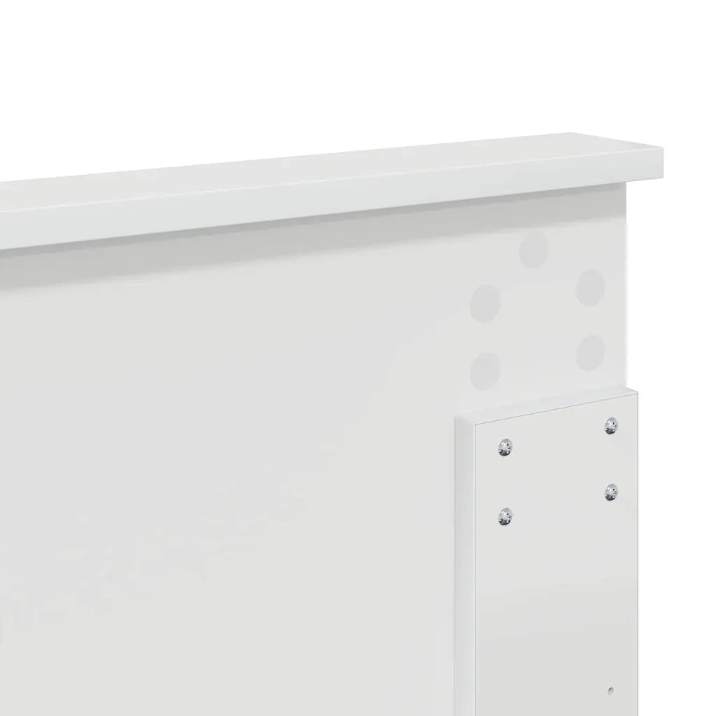 Testiera-Testata-Testiera Decorativa Bianco 150 cm Legno multistrato 615047