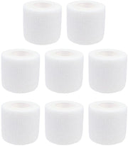 Bende di Emergenza 8 Pezzi - Fasciature Autoadesive - Benda per Dito/Ponda - Fasciatura Veterinaria - Adatta per Calcio/Rugby - 5 cm x 450 cm - Fasciatura