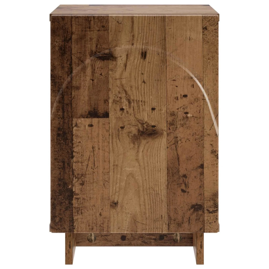 Armadio da Notte 2 pcs Legno antico 33,5 x 34,5 x 50 cm 8011420