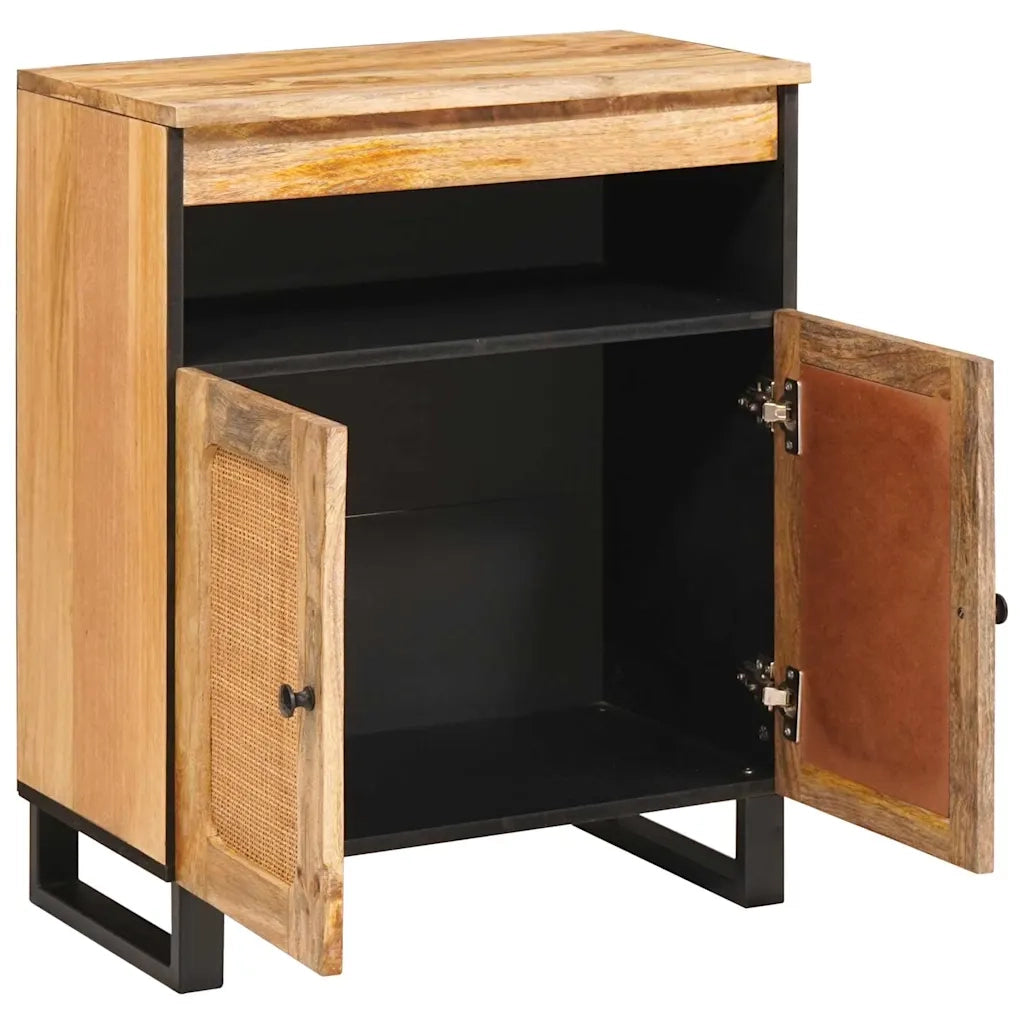 Credenza Marrone 60 x 33 x 75 cm Legno di mango massello