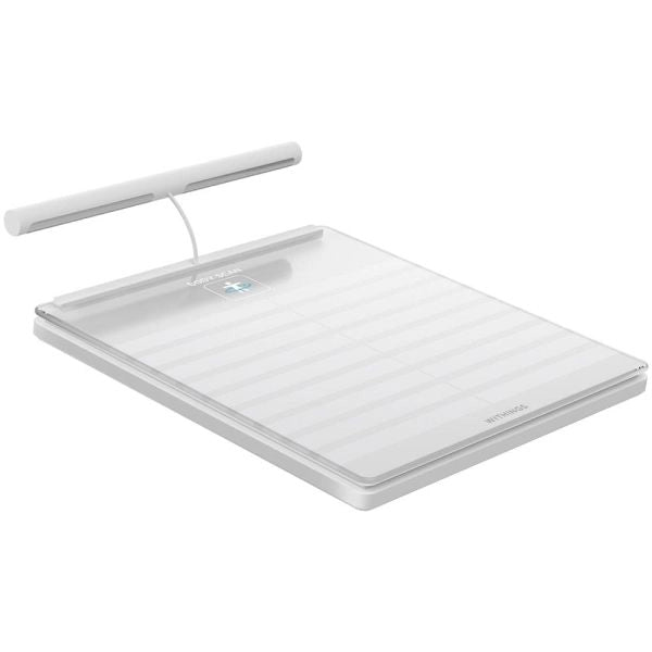 Withings bilancia connessa con impugnatura e sensori ecg a 6 canali withings body scan inw613