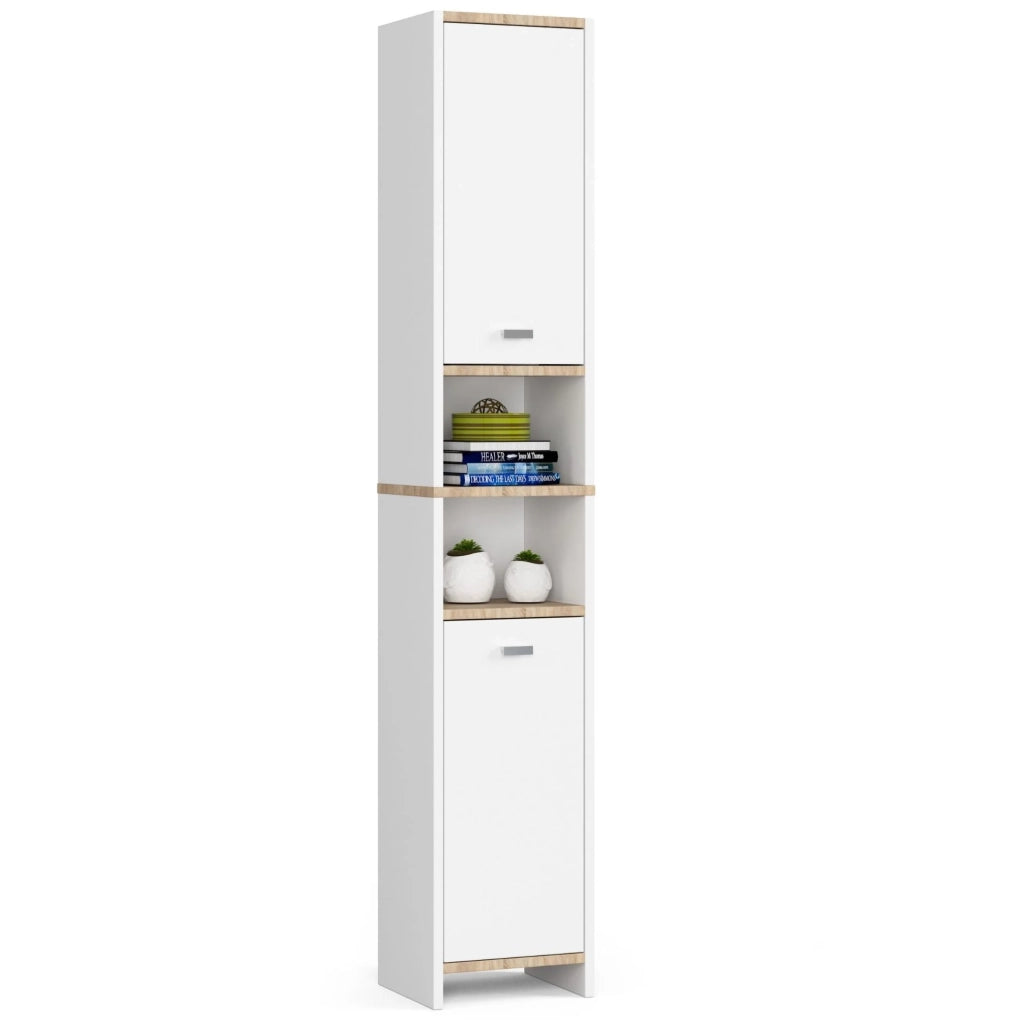 Colonna da bagno AKORD BETI Bianca 2 ante 32x28x180 cm