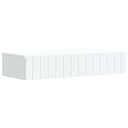 Tavolino da Parete Laterale Bianco 87,5 x 34,5 x 17 cm 898325