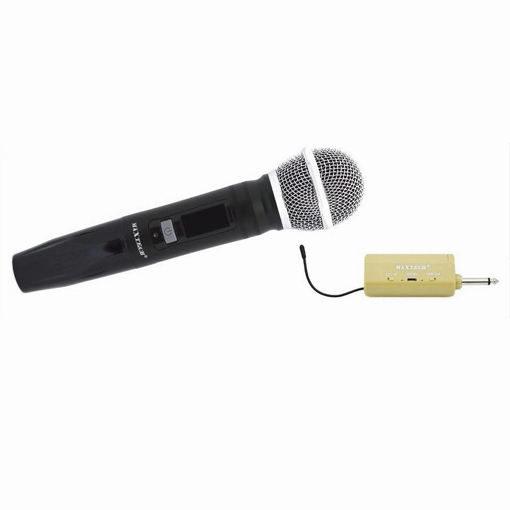 Trade Shop - Microfono Wireless Uhf Frequenza Regolabile Con Ricevitore Karaoke Mic09 Ktv-8.6 -