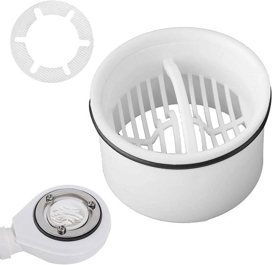 Filtro per capelli per doccia - Compatibile con sistema di scarico 6960/6963 - Cattura capelli e filtro per doccia - Filtro per capelli per sistema di scarico di doccia