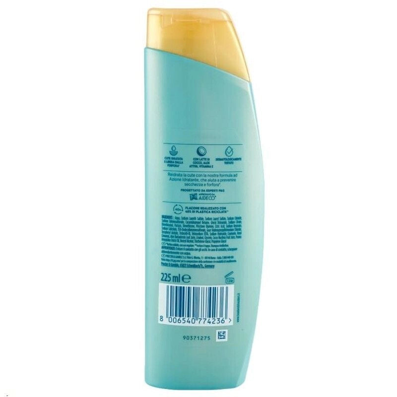 HEAD & SHOULDERS SHAMPOO ANTIFORFORA AZIONE IDRATANTE DERMA X PRO 225 ML
