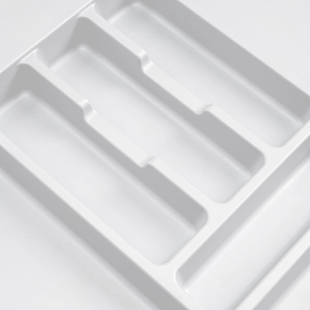 Emuca Portaposate Optima Vertex/Concept 500mm (Spalle 16mm), 450, Plastica bianca, Tecnoplastica, 1 u.