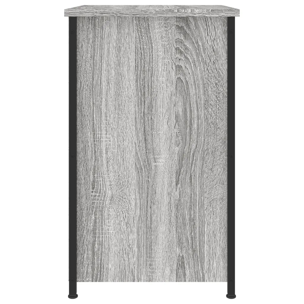 Comodino Grigio Sonoma 40x36x60 cm in Legno Multistrato 825999