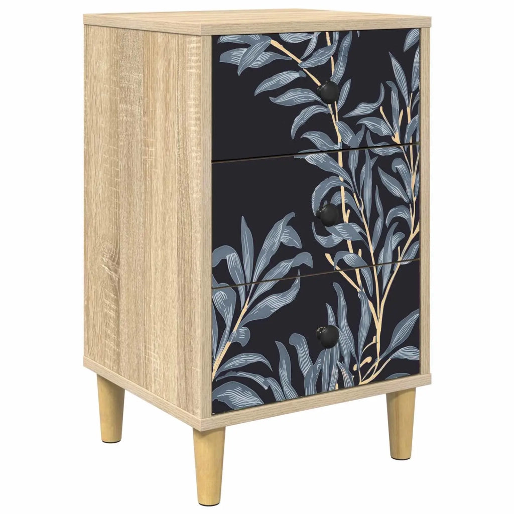 Armadio da Notte DOKKUM Rovere Sonoma 36 x 33 x 60 cm 8007285