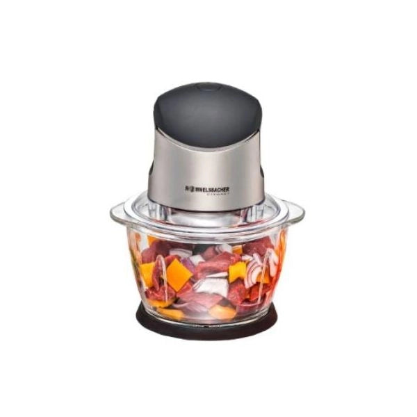 Rommelsbacher multi food chopper 1l stainless steel black schwarz mz 400 (mz 400) - 156746