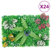 Â  Recinzione Piante ArtificialiÂ 24 pz Verde 40x60 cm