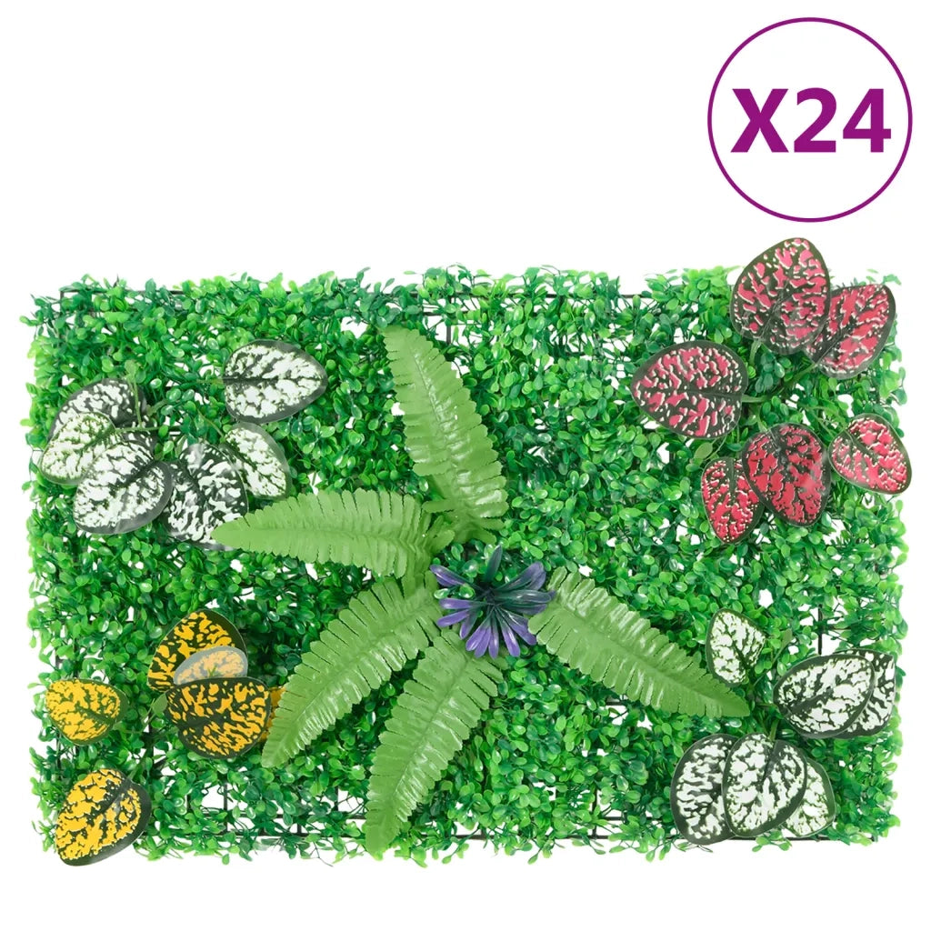 Â  Recinzione Piante ArtificialiÂ 24 pz Verde 40x60 cm