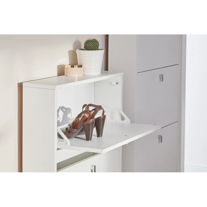 Scarpiera 3 Ante 63L x 18P x h117 – Finitura Cemento – Sarmog