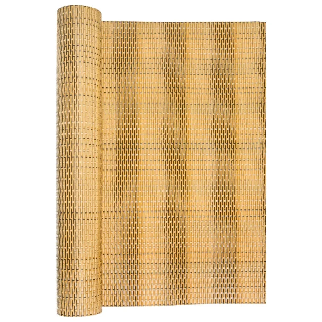 Schermo da balcone | Paravento da Balcone Marrone Chiaro 400x90 cm in Polyrattan
