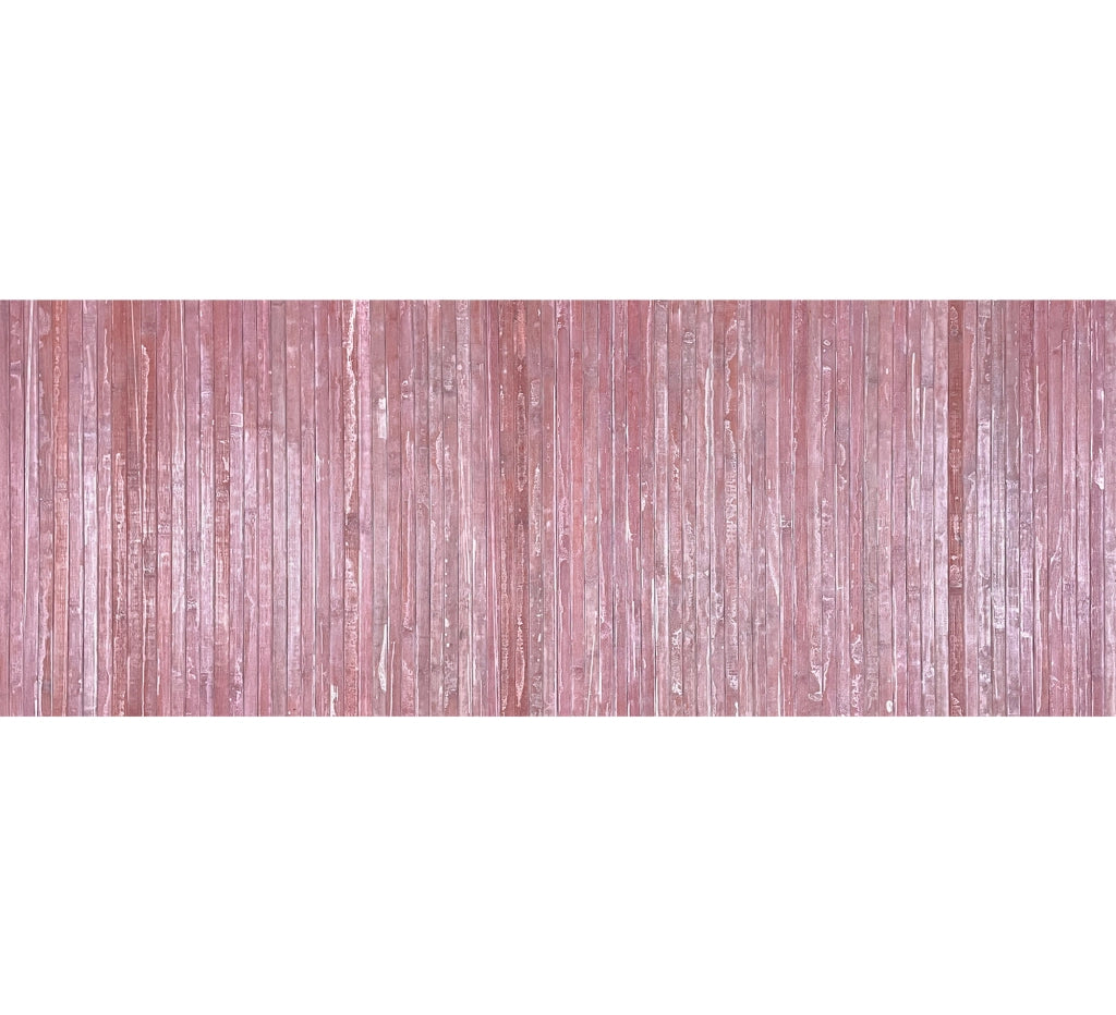 Tappeto Passatoia In Vero Bamboo Tappeto Cucina Ingresso In Legno Antiscivolo Aderente Lavabile E Antimacchia Tagliabile  - Mirtillo - 50x350 cm