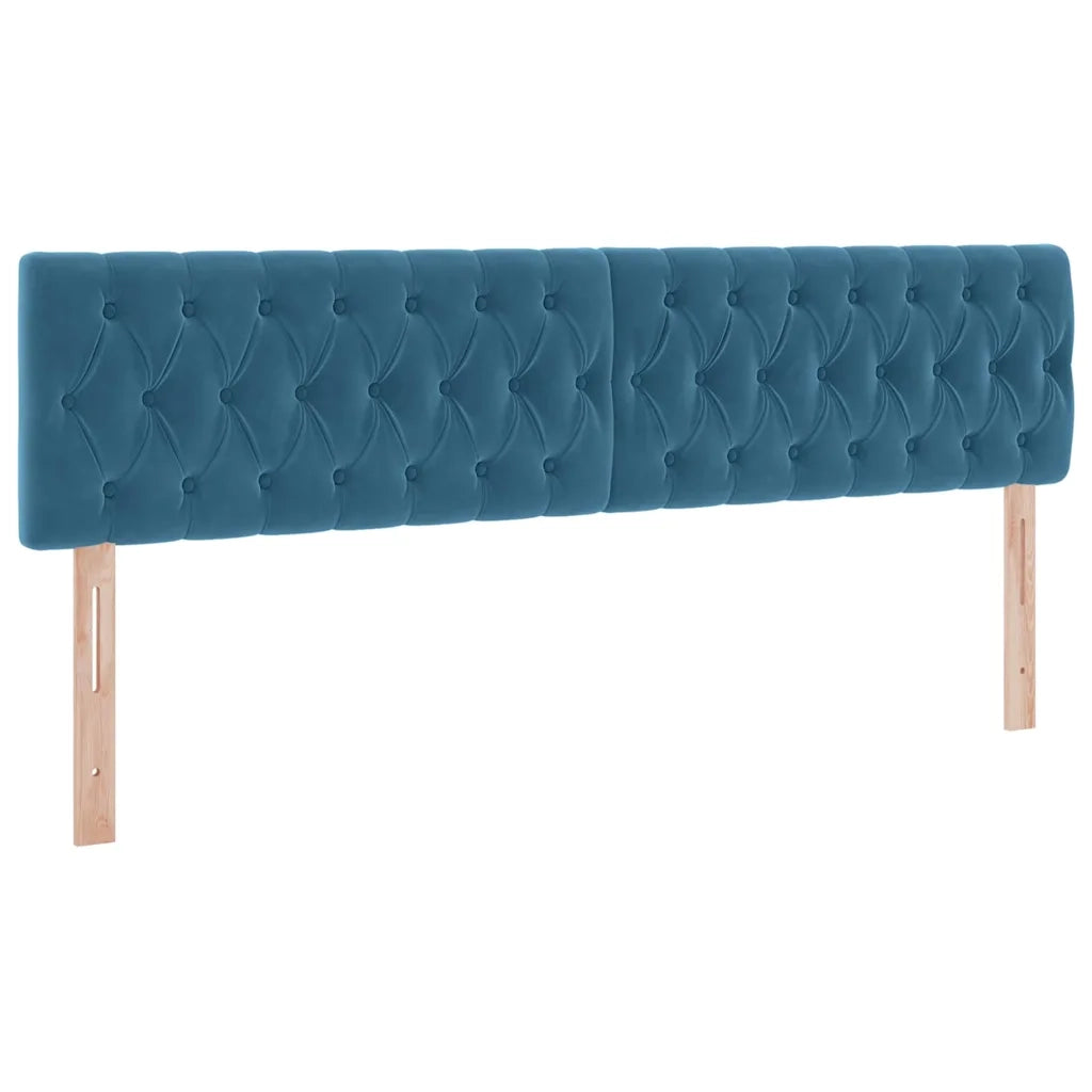 Letto con Contenitore Blu Scuro 180 x 200 cm Velluto 3370837