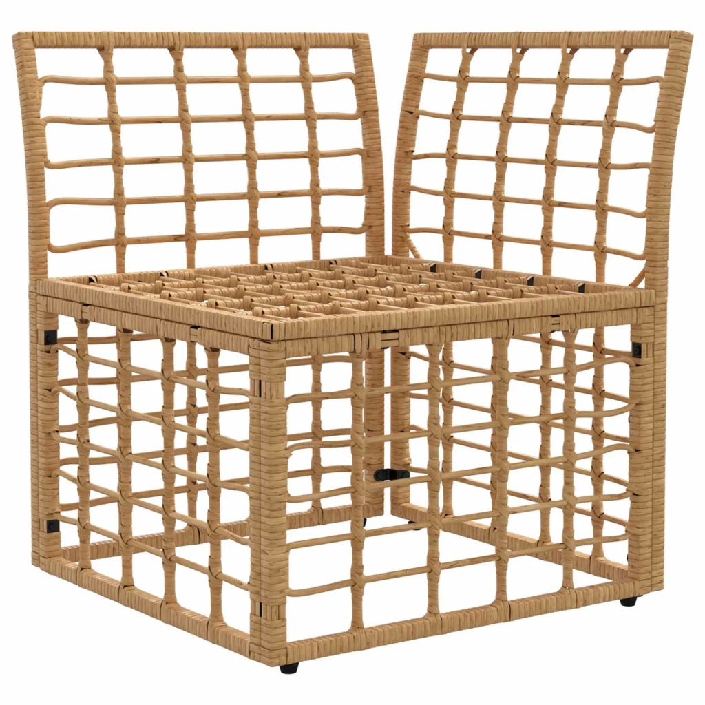Modulo Divano Angolare da Esterno Naturale polyrattan 42026726