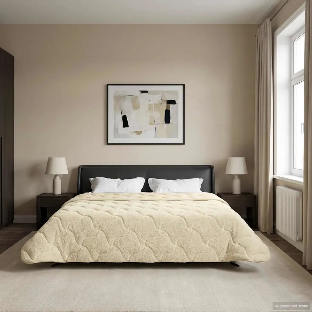 Piumone Completo Annuale Trapuntato Crema 240 x 260 cm 42026300