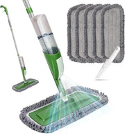 Aspiratore di pavimento con funzione di aspersore - pulizia rapida di pavimenti duri - 550 ml di serbatoio d'acqua - inclusi 5 pannelli di spazzolatura