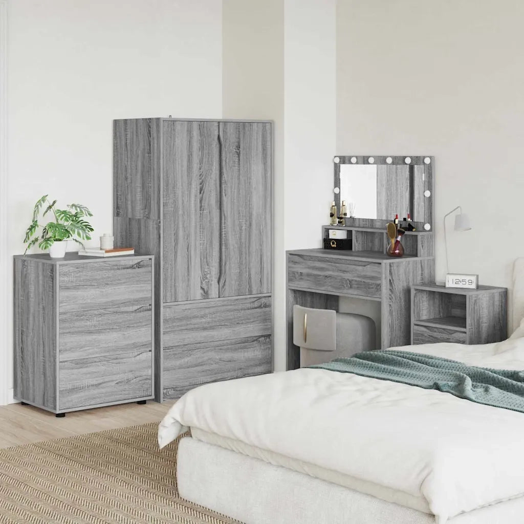 Armadio Grigio Sonoma 60 x 48 x 81 cm Legno multistrato