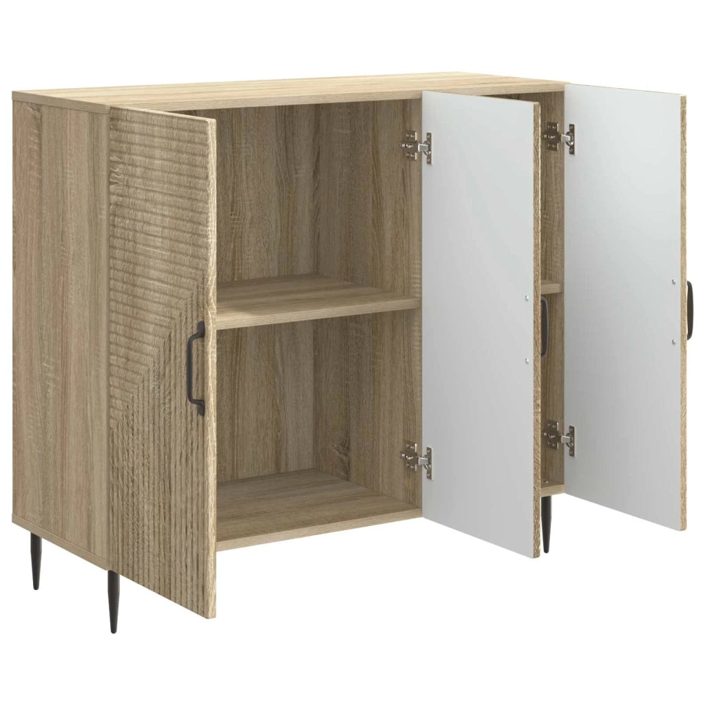 Credenza Rovere Sonoma 89 x 34,5 x 80 cm Legno ingegnerizzato