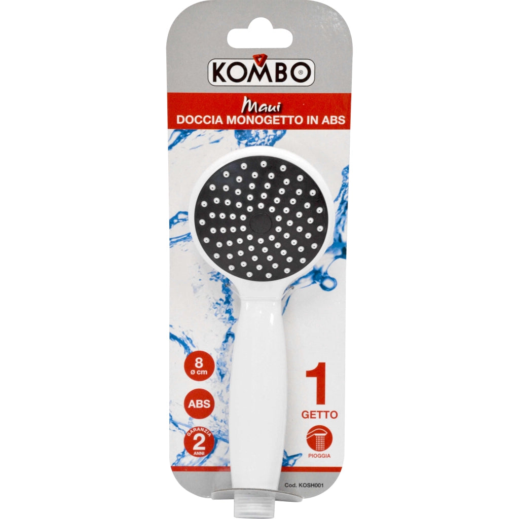 Doccia MAUI ABS Bianco 8cm Monogetto