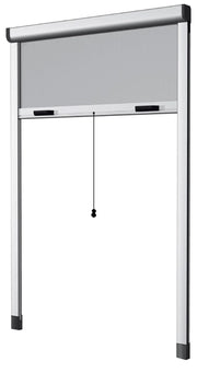 Zanzariera avvolgibile verticale cm 100 x 250 colore bianco con frizione