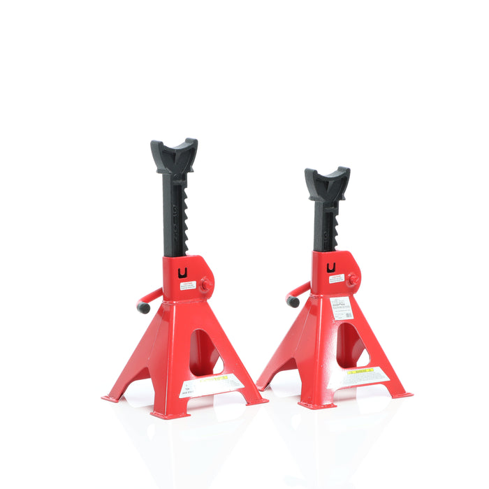 Set di 2 cavalletti di supporto da max 3000 kg ciascuno Colonnetta di sostegno