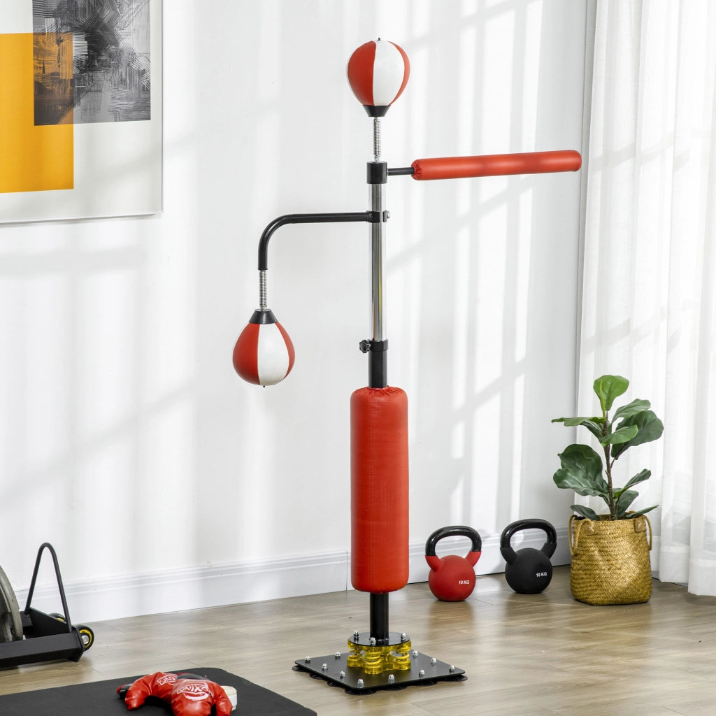 Supporto da Boxe con Speedball ¨C Xylo ¨C Altezza Regolabile 140-205cm Acciaio