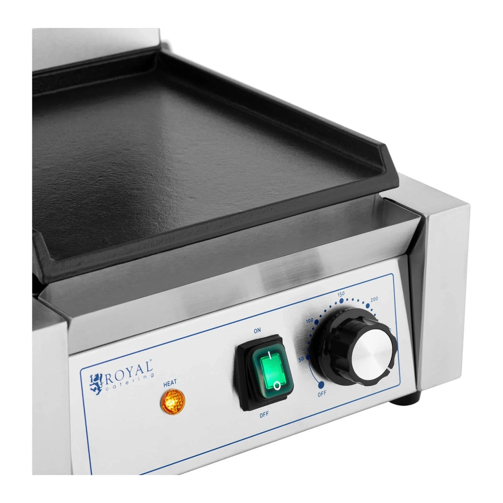 Piastra elettrica professionale per panini tostapane piastra scanalata e liscia 1800 watt acciaio inox 14_0004011