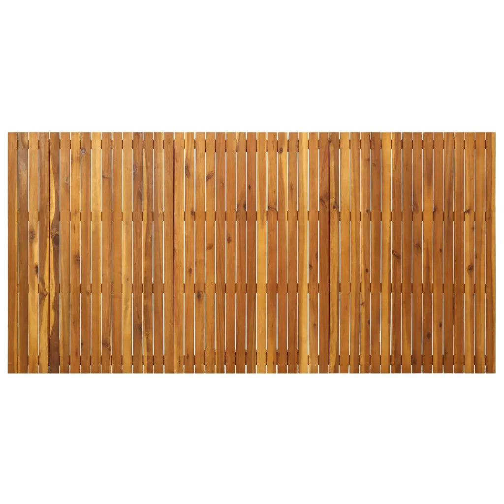 Tavolo da Giardino 201,5x100x75 cm in Legno Massello di Acacia cod mxl 54645