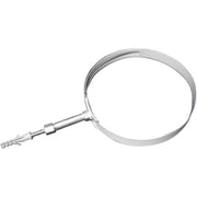 COLLARE A REGOLAZIONE VARIABILE PER TUBI-FUMO VERNI. BIANCO- Diam. 80-140- DH- pezzi 1