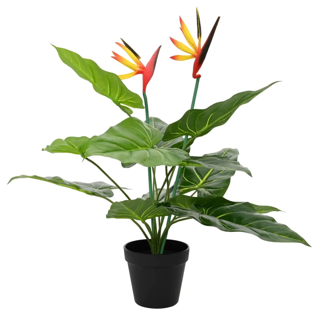 Pianta Artificiale Strelitzia Verde 65 x 13 x 55 cm CFW9009222